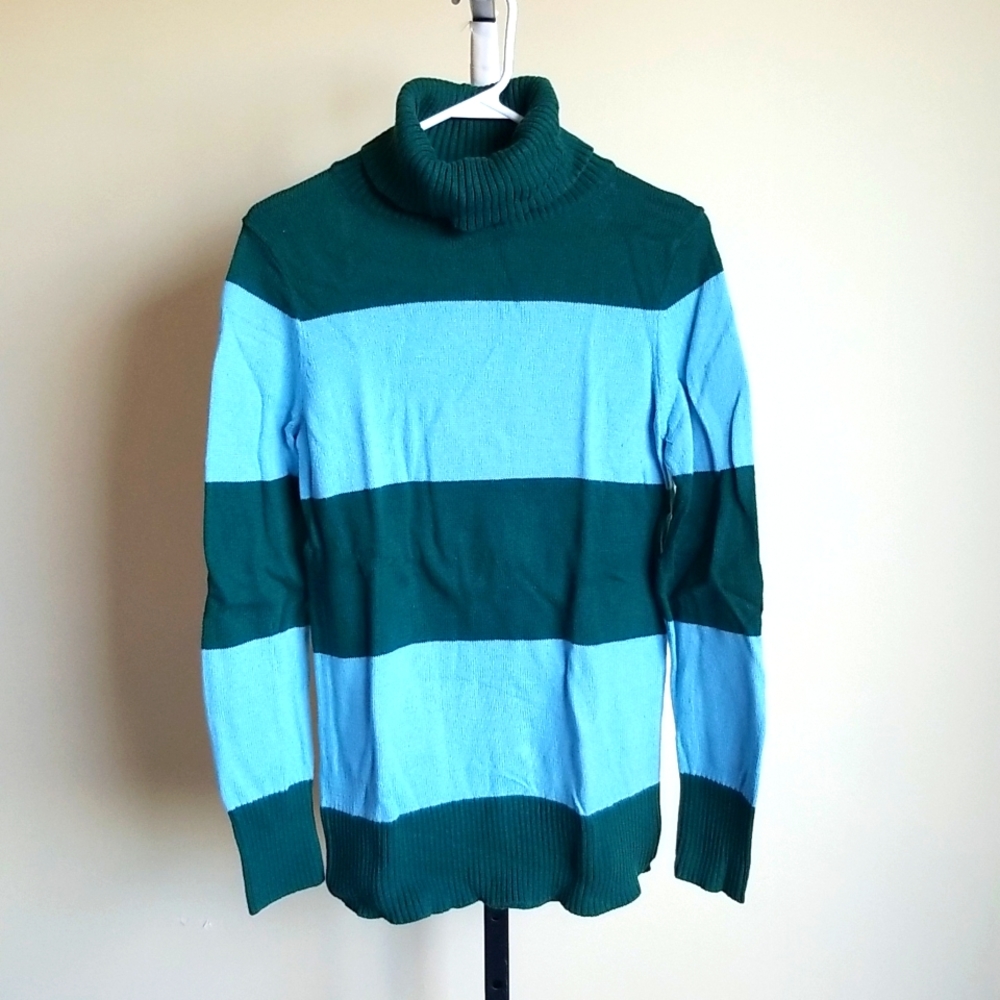 Lands' End Women Turtleneck Sweater - Small